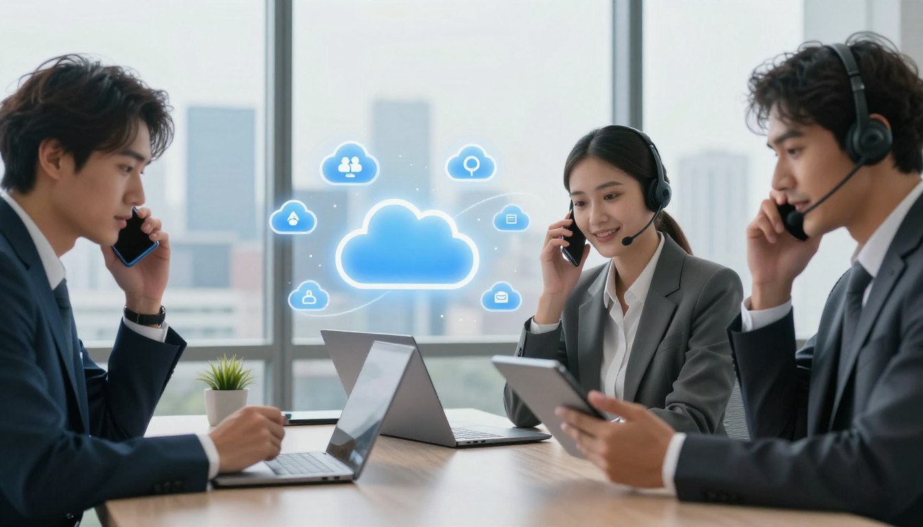 telefonía en la nube y dispositivos móviles