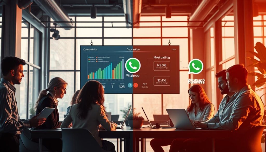 Costos de llamadas y mensajería empresarial