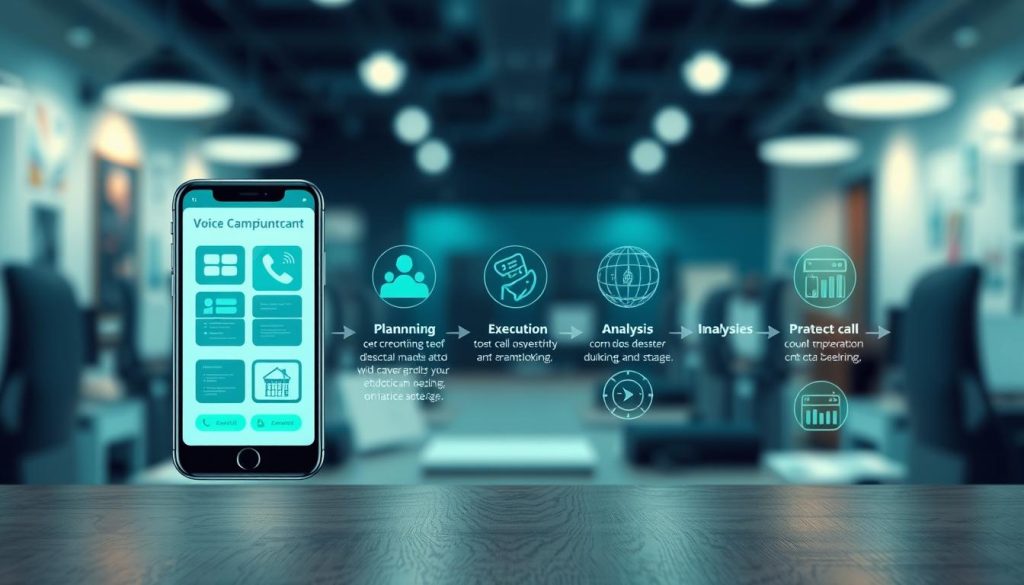 Etapas de una campaña de voz automatizada