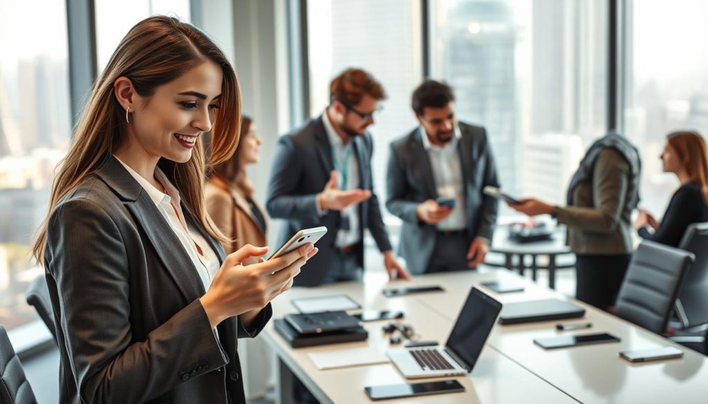 Mensajes de texto y comunicación directa con clientes