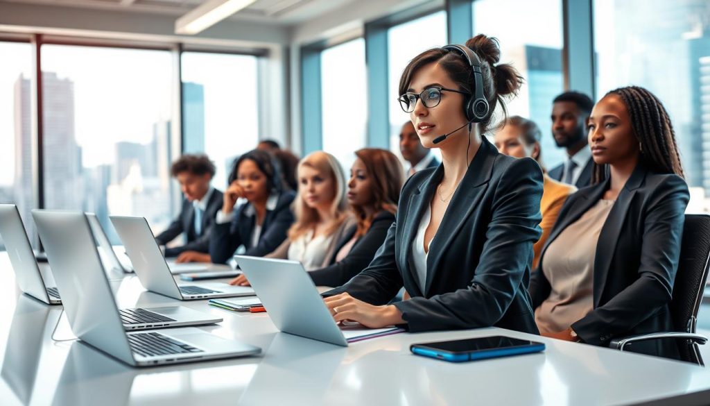 Usos de llamadas y canales de voz masivos para empresas