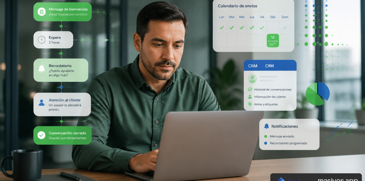 Automatización de WhatsApp para empresas en Colombia