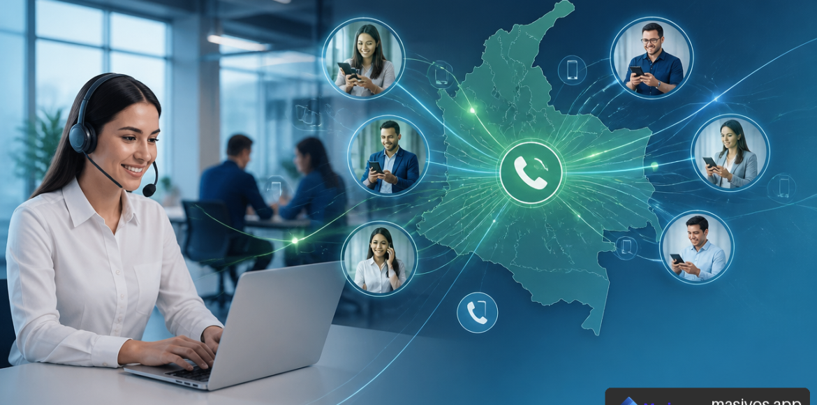Call Blasting en Colombia para empresas y comunicaciones telefónicas automatizadas