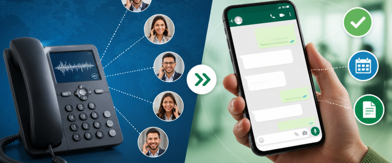 Llamadas masivas vs WhatsApp Business para empresas en Colombia