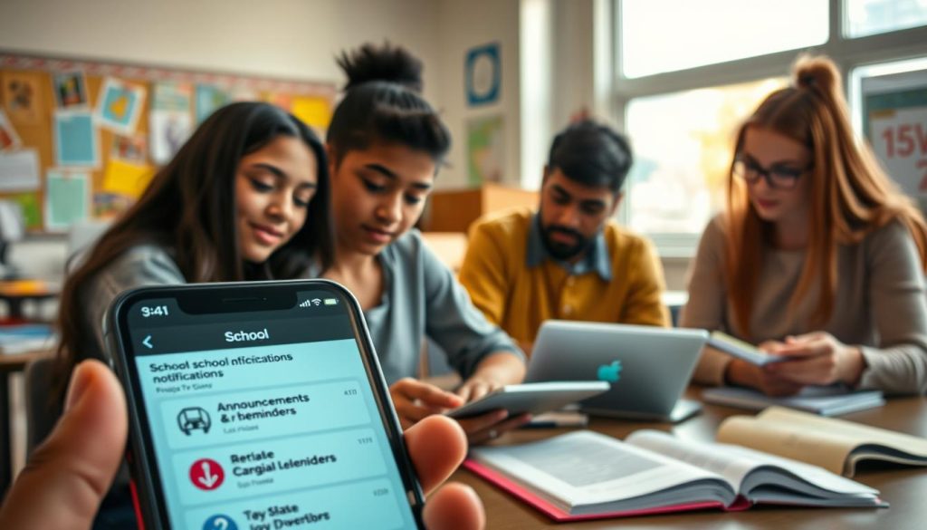 notificaciones escolares oportunas