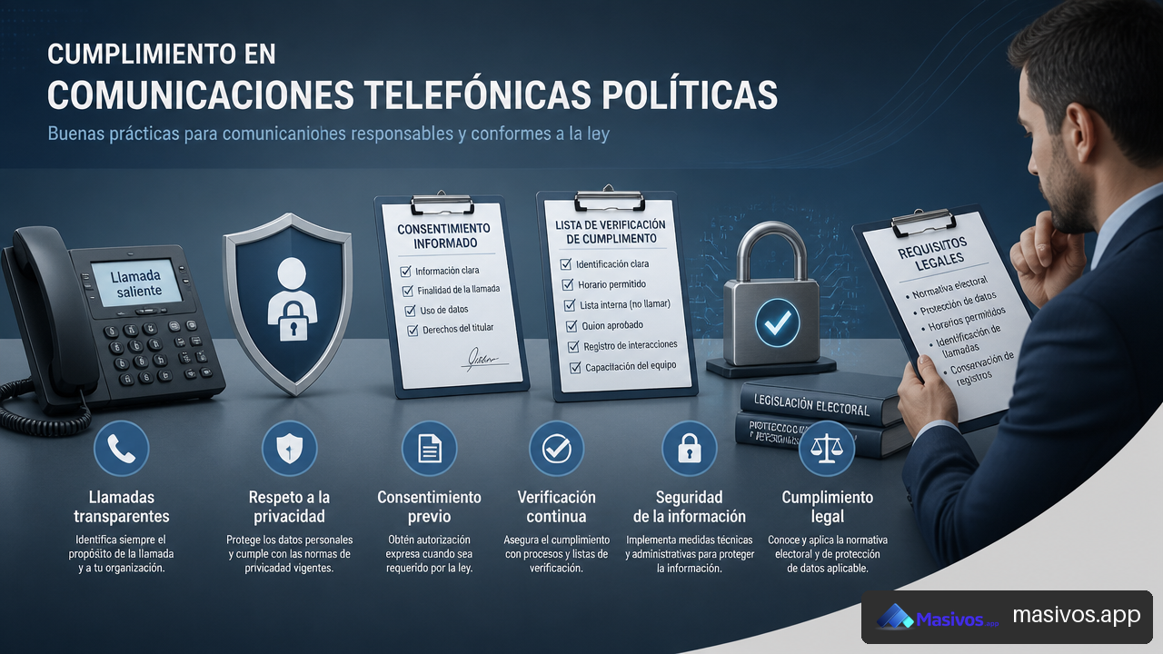 Protección de datos y controles de cumplimiento en llamadas políticas automatizadas