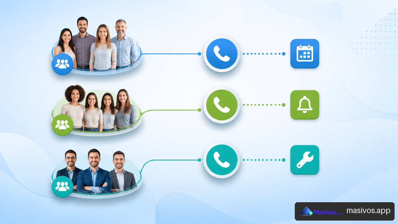 Segmentación de contactos para campañas de llamadas masivas